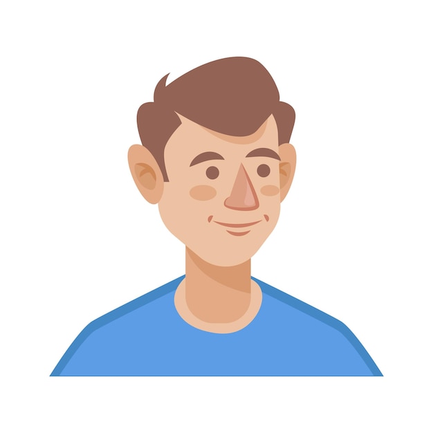 Ilustração vetorial de personagens de meninos
