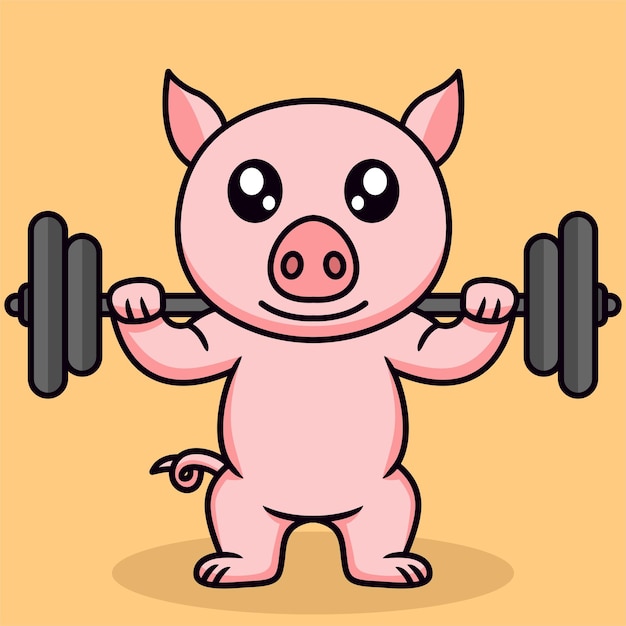 Linha De Cartoons De Animais Kawaii Fofos E ícone De Estilo De Preenchimento Definir Design Vetorial Ilustração do Vetor - Ilustração de urso, porco: 189574234