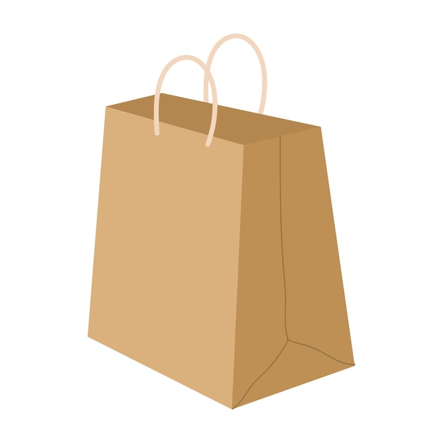 ilustração vetorial de saco de compras