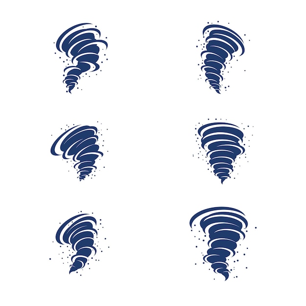 Ilustração vetorial de símbolo de tornado