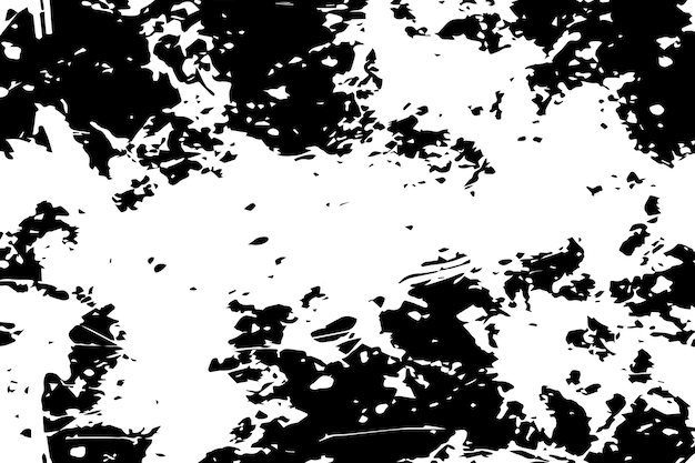 Ilustração vetorial de textura abstrata preta em fundo branco textura preta e branca