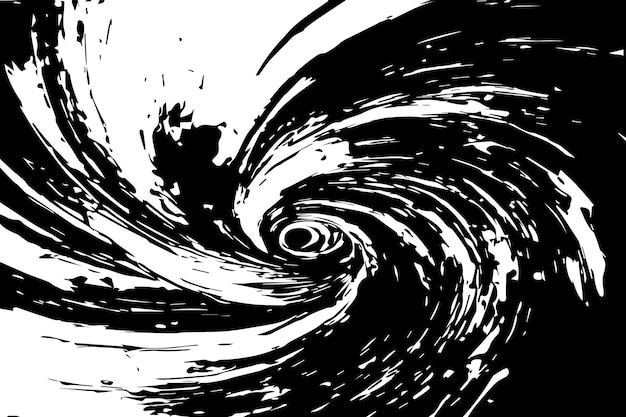 Vetor ilustração vetorial de textura abstrata preta em fundo branco