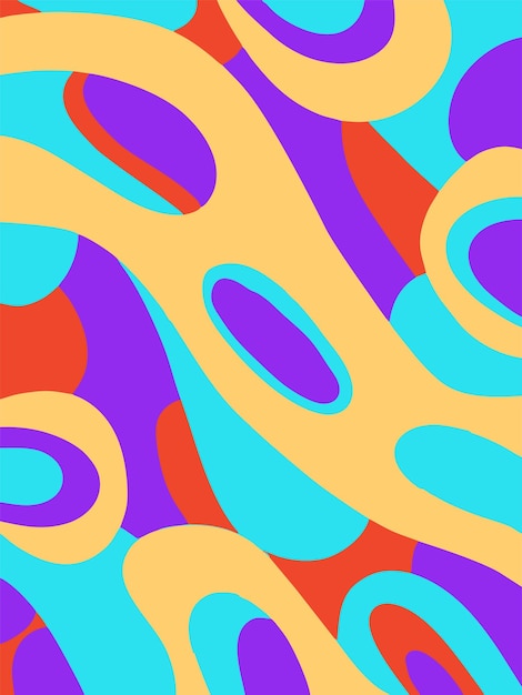 Ilustração vetorial de um fundo de onda, em cores