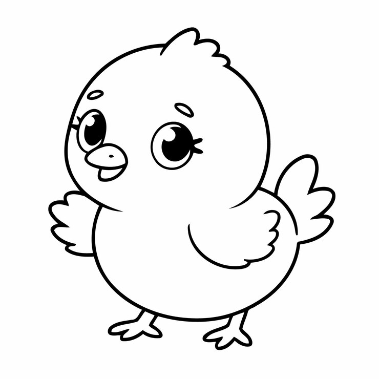 Vetor ilustração vetorial de uma garota bonita para crianças página de coloração