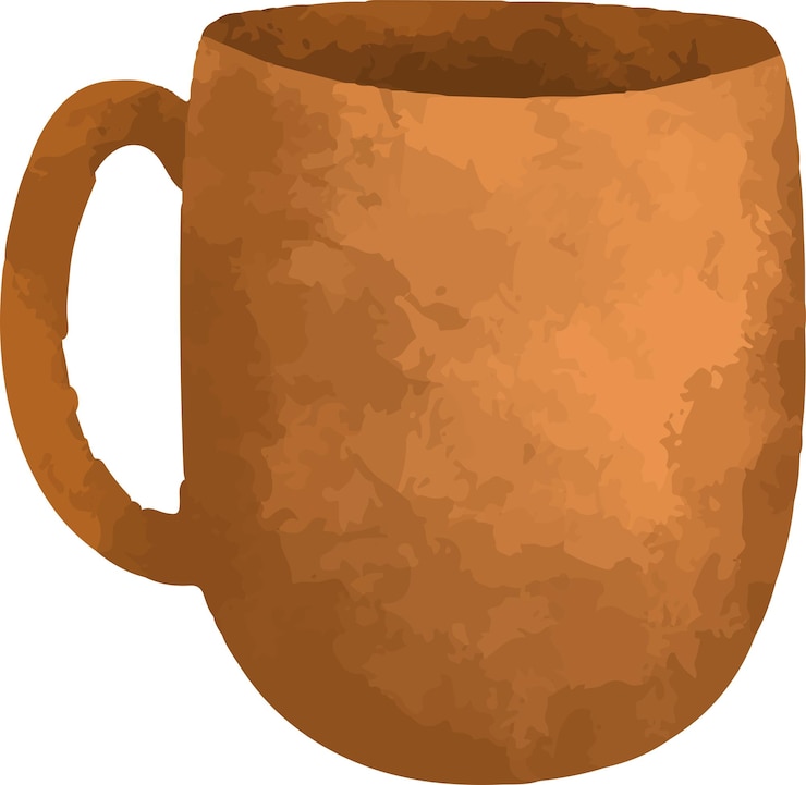 Vetor ilustração vetorial de xícaras de porcelana simples e coloridas e coleção de copos de chá em branco