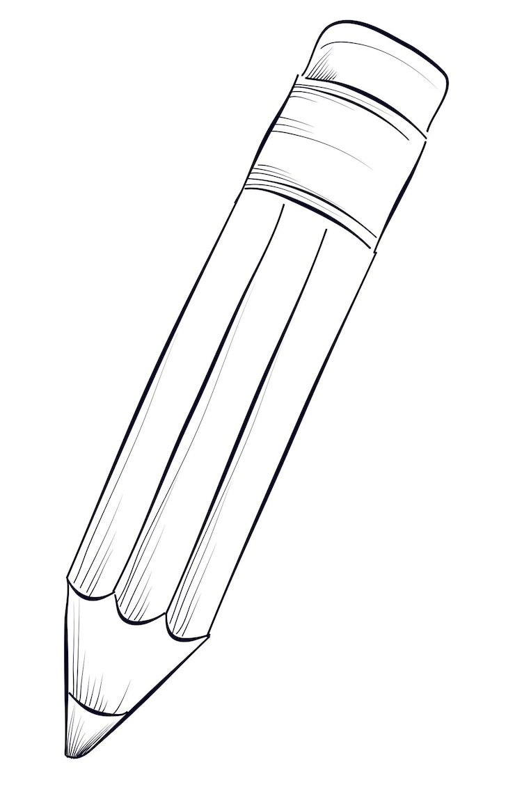 Vetor ilustração vetorial desenhada à mão com lápis