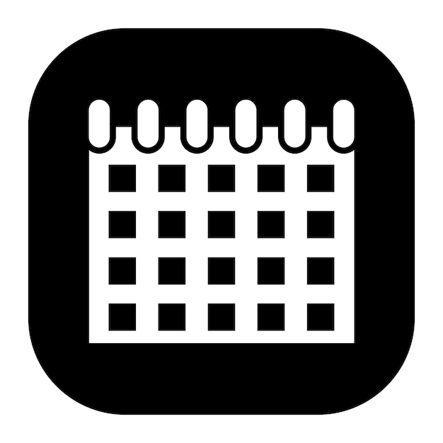Ilustração vetorial do calendário
