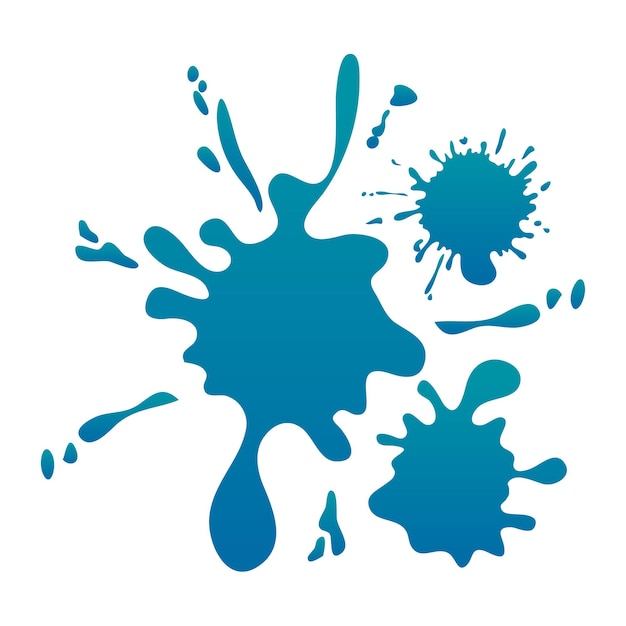 Vetor ilustração vetorial do clipart do paint splatter