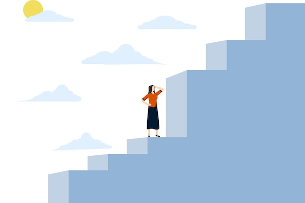 Ilustração vetorial do conceito de desafio para superar dificuldades ou obstáculos problemas de negócios