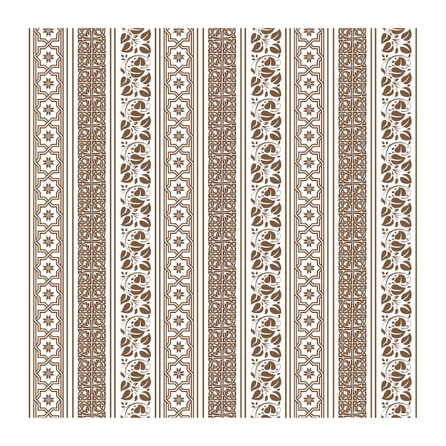 Ilustração vetorial do desenho da borda da moldura floral