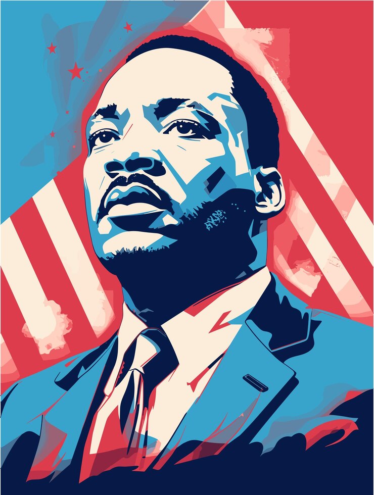 Vetor ilustração vetorial do dia de martin luther king