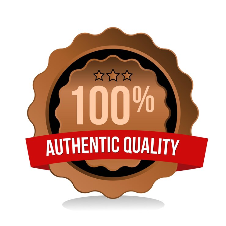 Vetor ilustração vetorial do emblema de qualidade premium