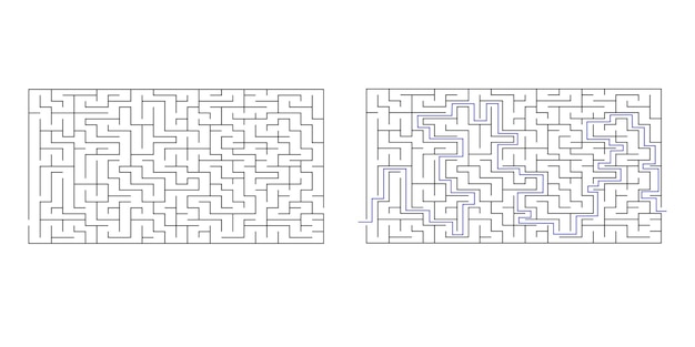 Labirinto De Jogos De Lógica Educacional Para Crianças. Encontrar O Caminho  Certo. Linha De Labirinto Simples Isolada Em Fundo Bra Ilustração do Vetor  - Ilustração de nave, tartaruga: 213053345