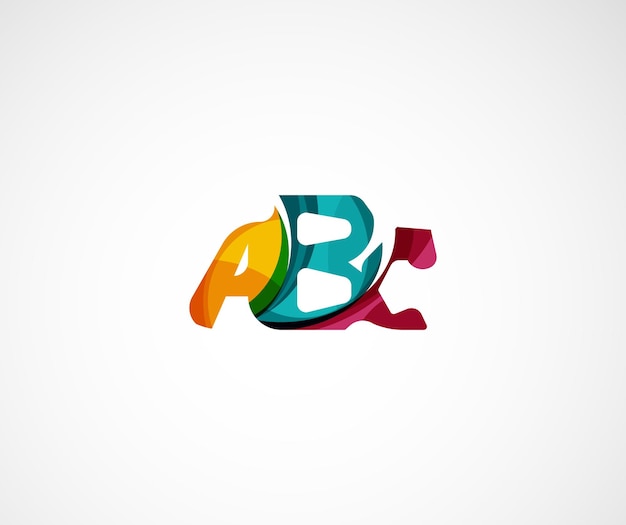 Vetor ilustração vetorial do logotipo da empresa abc