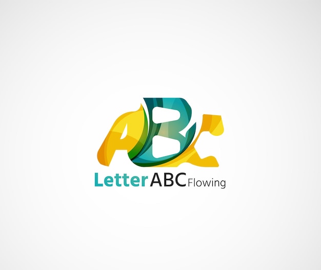 Ilustração vetorial do logotipo da empresa abc