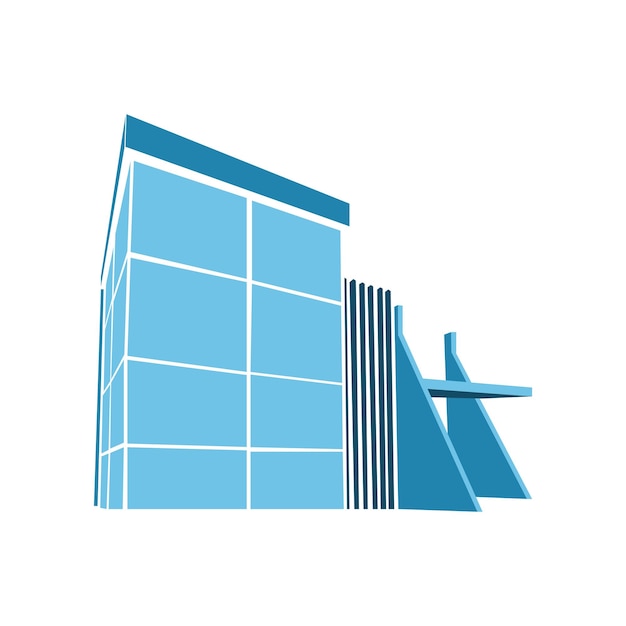 Ilustração Vetorial do logotipo da imobiliária
