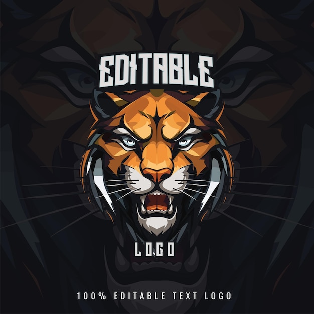 Ilustração vetorial do logotipo do esporte cougar