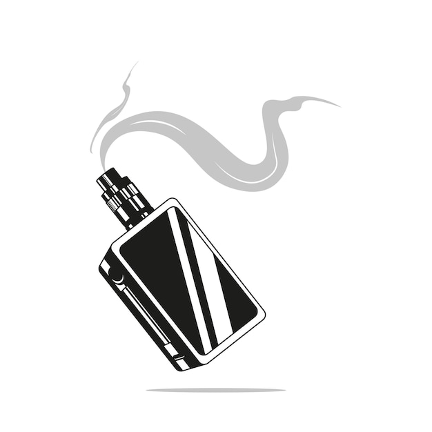 ilustração vetorial do logotipo vape