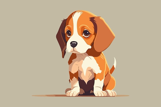 Ilustração vetorial do personagem Baby Dog