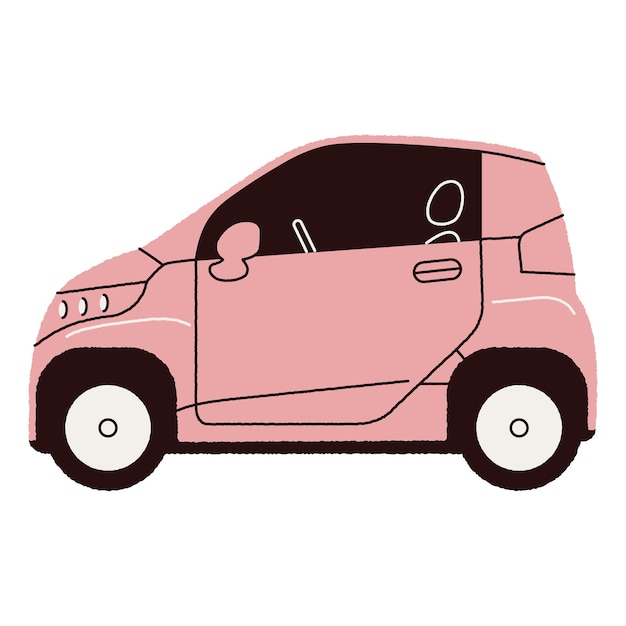 Ilustração vetorial estilizada de um carro
