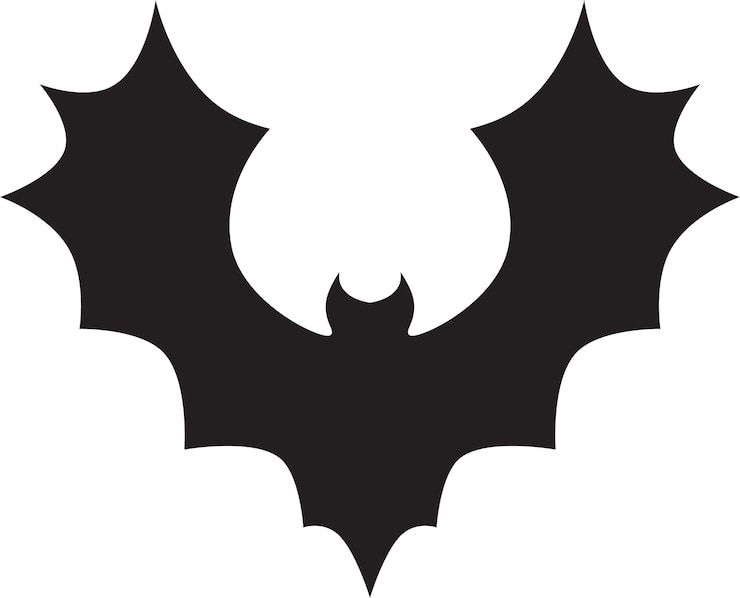 Vetor ilustração vetorial estilizada de um morcego estendendo suas asas criando uma atmosfera assustadora e misteriosa perfeita para projetos de halloween ou qualquer projeto que precise de um toque de escuridão