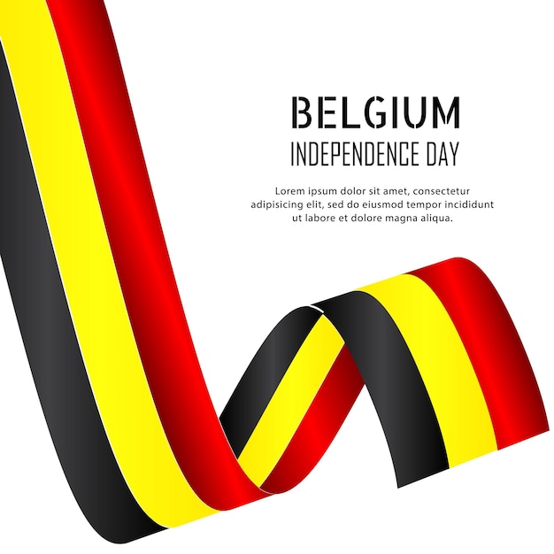 Ilustração vetorial fundo feriado nacional da bélgica em 21 de julho. feliz dia da independência. designs para pôsteres, plano de fundo