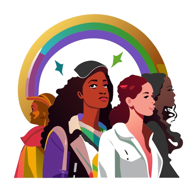 Vetor ilustração vetorial lgbtq