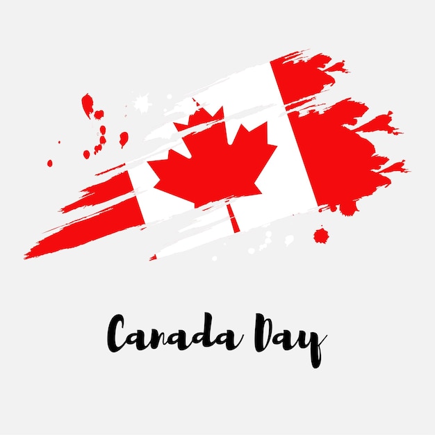 Ilustração vetorial para o dia do Canadá