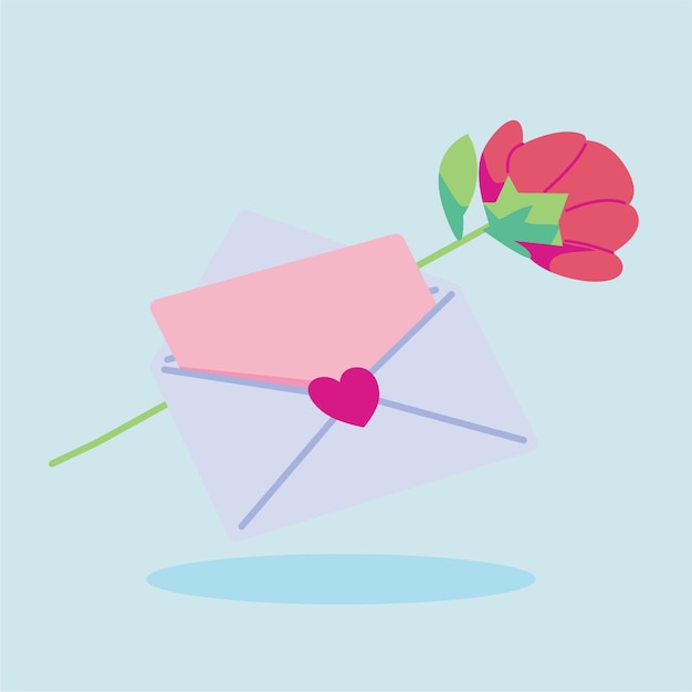 Ilustração vetorial plana de presente de dia dos namorados Ilustração de presente bonito dos namorados ilustração de chocolate fofo