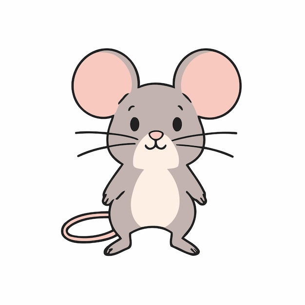 Vetor ilustração vetorial simples de um livro de ratos para crianças