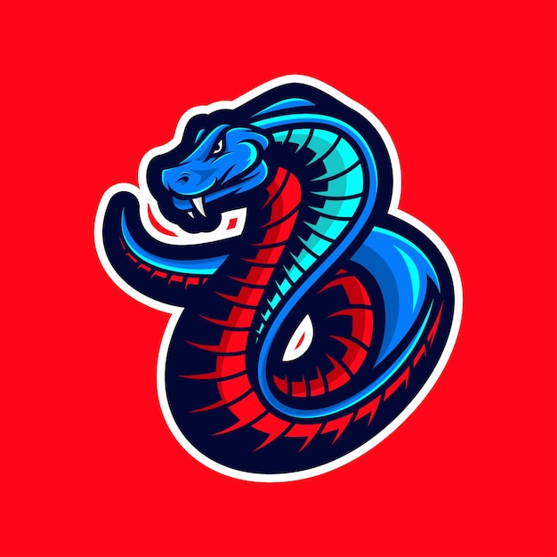 Logotipo Do Jogo Cobra Vermelha - Criador de Logotipo Turbologo