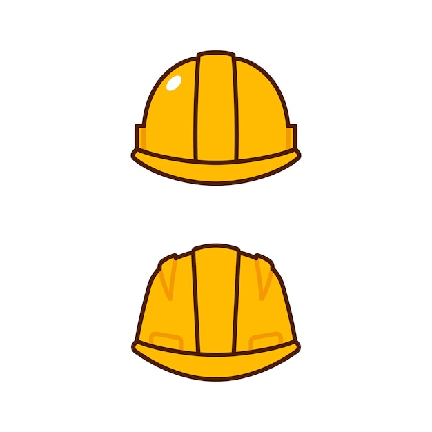 Vetor ilustrações de design plano de capacete