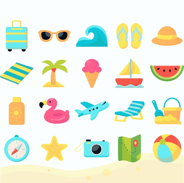Ilustrações de Férias de Verão