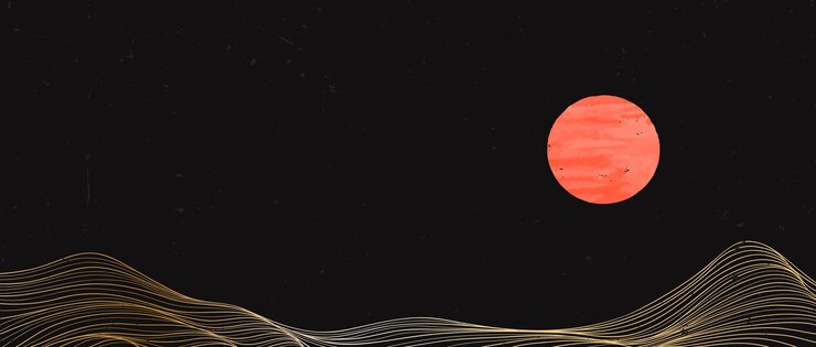 Vetor ilustrações de paisagens de arte de linha de montanha padrão de arte de linhas modernas minimalistas criativas