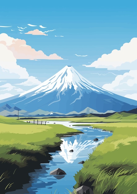 Vetor ilustrações de paisagens