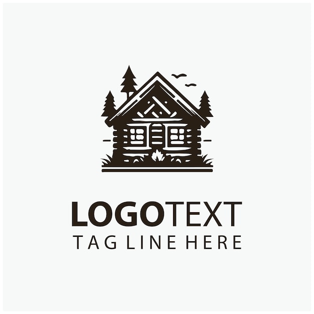 Ilustrações do logotipo Hut