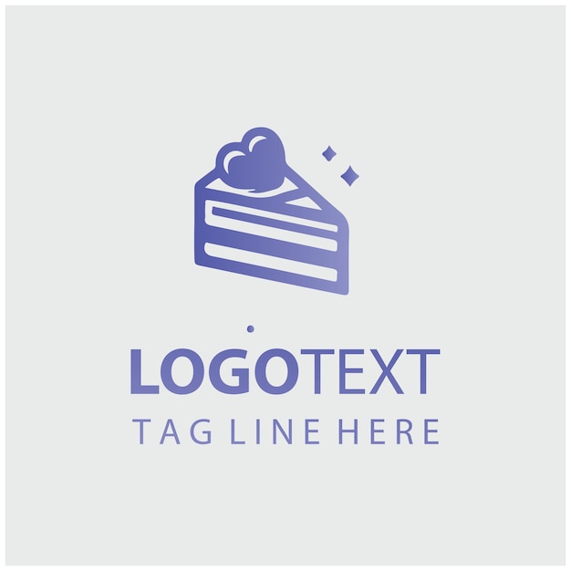 Ilustrações vetoriais do logotipo de doces
