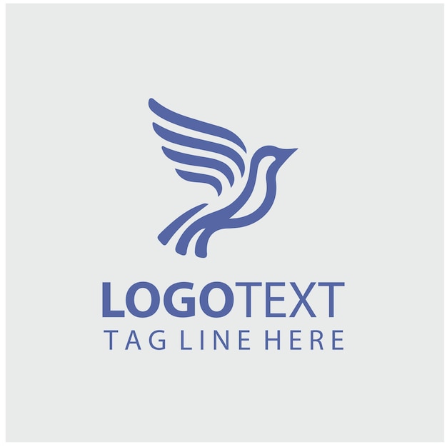 Ilustrações vetoriais do logotipo Linear Birds
