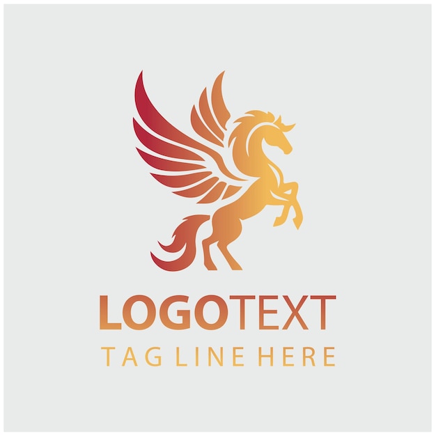 Ilustrações vetoriais do logotipo Pagasus