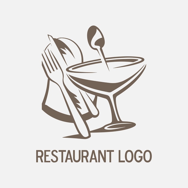 Imagem de design do logotipo de alimentos e restaurantes