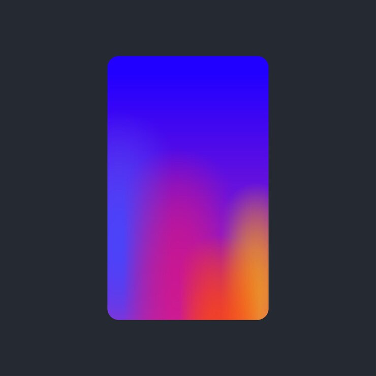 Vetor imagem de fundo com gradiente de retrato azul-alaranjado