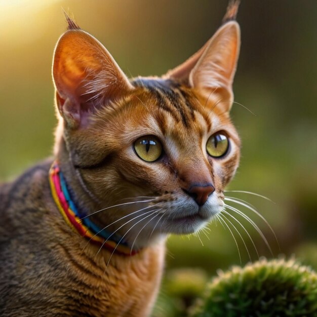 Vetor imagem de menina gatinha