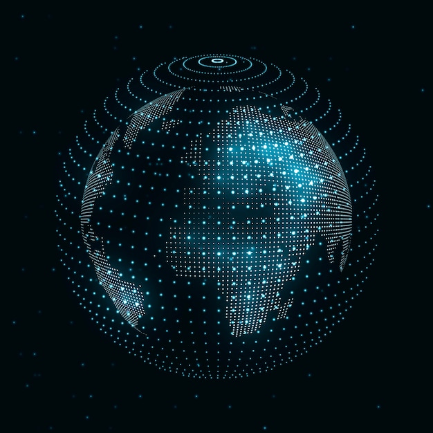 Imagem de tecnologia do globo