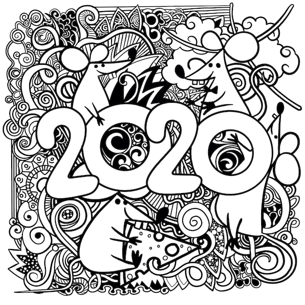 Imagem do conceito de símbolo chinês feliz ano novo