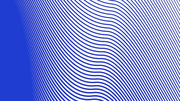 Imagem vetorial de fundo abstrata de linha de curva dinâmica azul