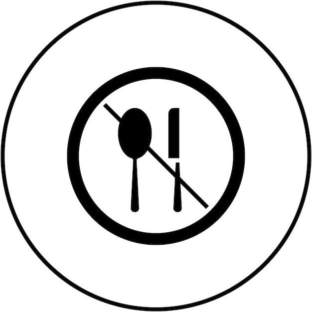 Vetor imagem vetorial de ícone de alimentação não pode ser usada para biblioteca