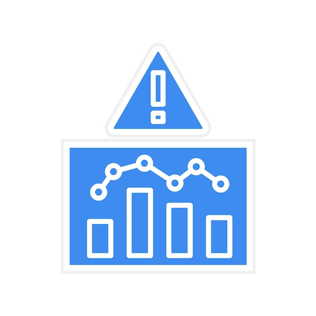 Vetor imagem vetorial de ícone de análise de risco pode ser usada para big data