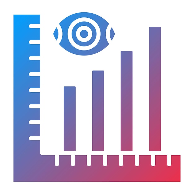 Vetor imagem vetorial de ícone de análise descritiva pode ser usada para big data