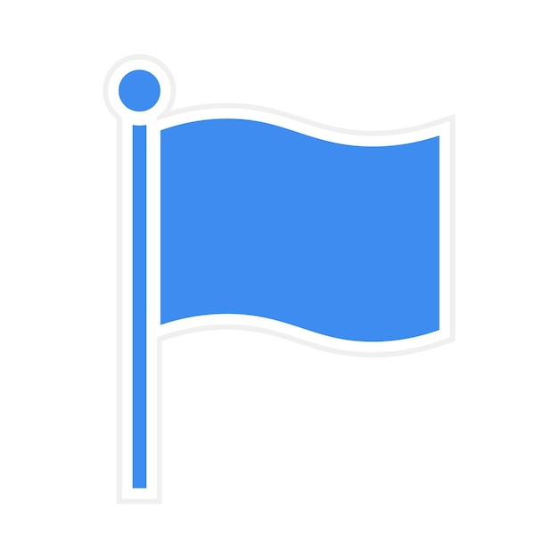 Imagem vetorial de ícone de bandeira de maratona Pode ser usada para maratona