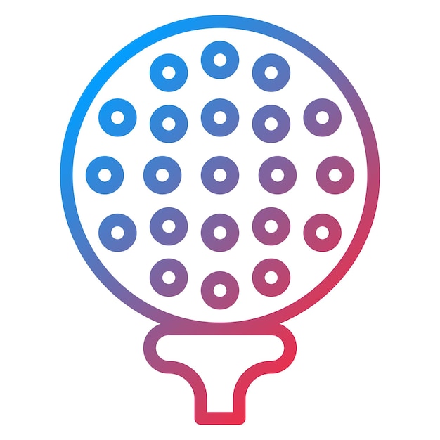 Imagem vetorial de ícone de bola de golfe Pode ser usada para Golfe
